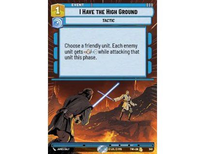 I Have the High Ground