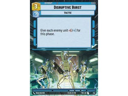 Disruptive Burst