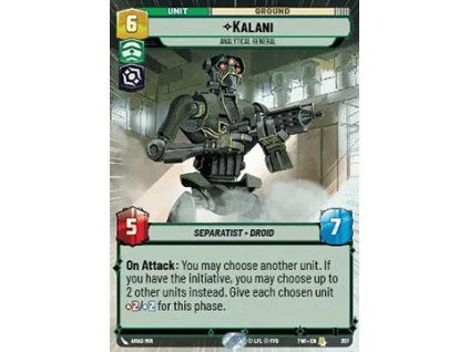 Kalani, Analytical General