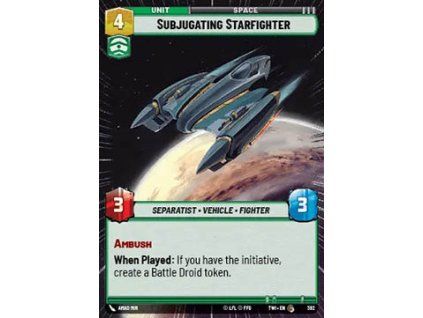 Subjugating Starfighter
