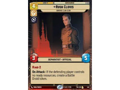 Rush Clovis, Banking Clan Scion