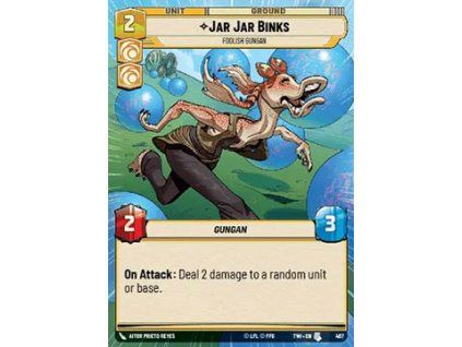 Jar Jar Binks, Foolish Gungan