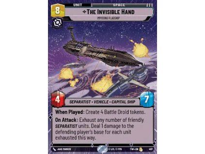 The Invisible Hand, Imposing Flagship