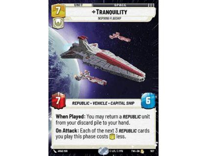 Tranquility, Inspiring Flagship
