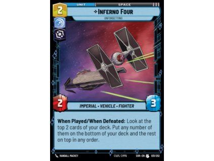 Inferno Four, Unforgetting