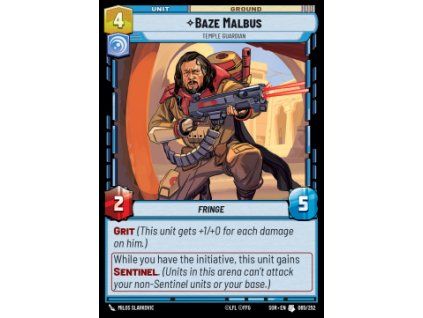 Baze Malbus, Temple Guardian
