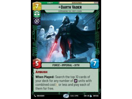 Darth Vader, Commanding the First Legion