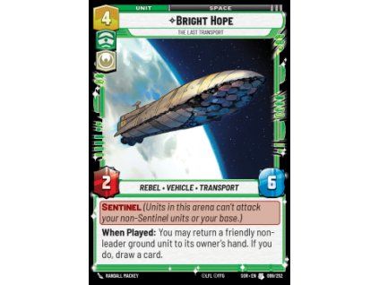 Bright Hope, The Last Transport