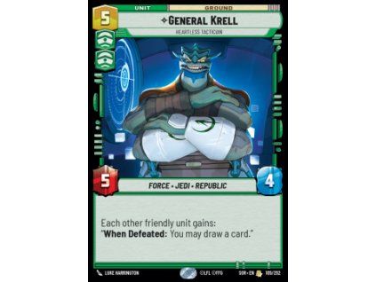General Krell, Heartless Tactician
