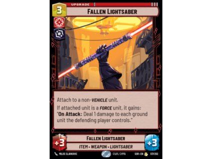 Fallen Lightsaber