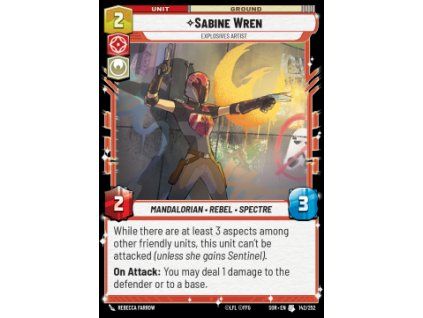 Sabine Wren, Explosives Artist