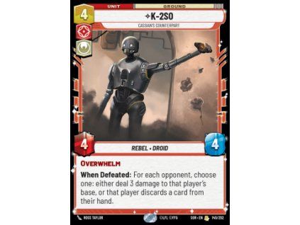 K-2SO, Cassian's Counterpart