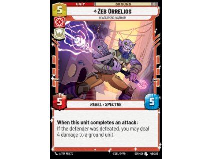 Zeb Orrelios, Headstrong Warrior