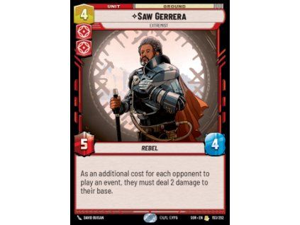 Saw Gerrera, Extremist
