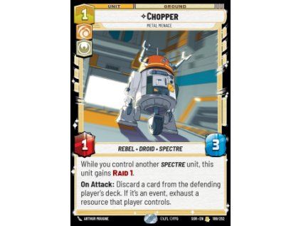 Chopper, Metal Menace