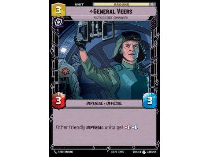 General Veers, Blizzard Force Commander