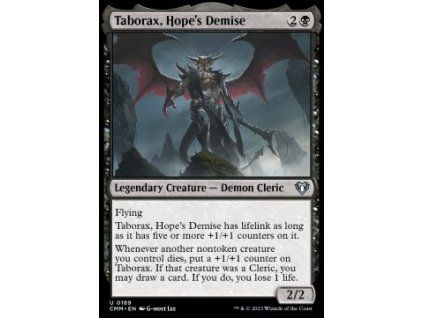 Taborax, Hope's Demise