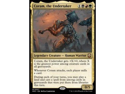 Coram, the Undertaker