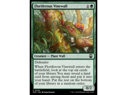 Floriferous Vinewall
