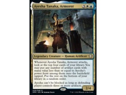 Ayesha Tanaka, Armorer