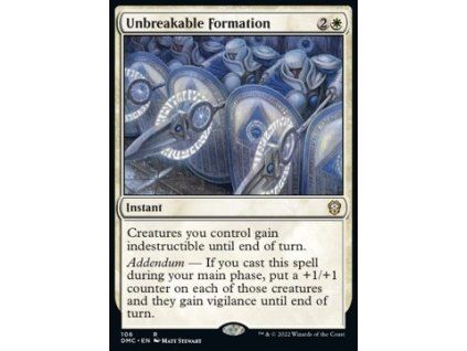 Unbreakable Formation