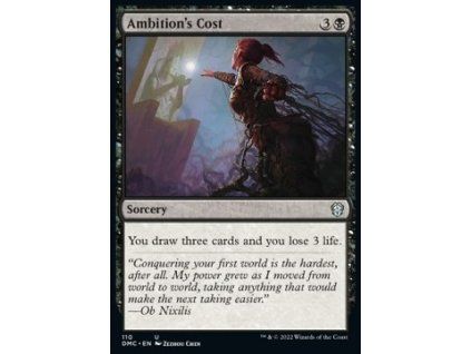 Ambition's Cost