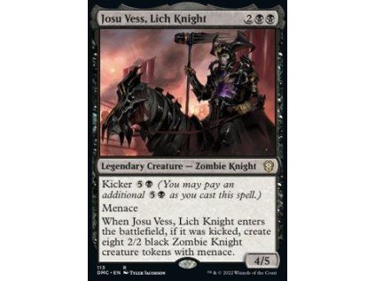 Josu Vess, Lich Knight