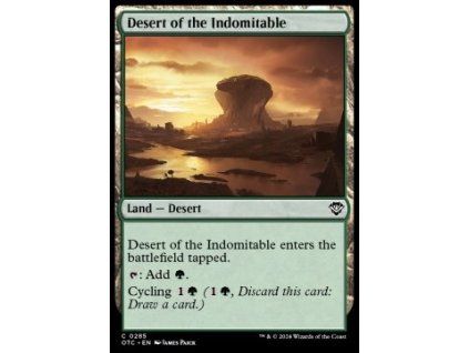 Desert of the Indomitable