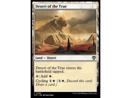 Desert of the True