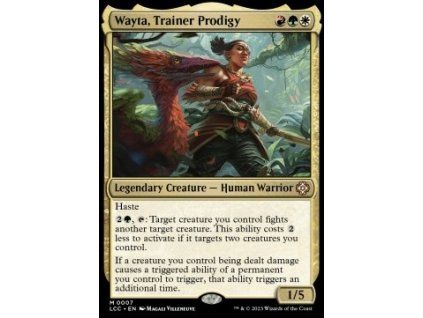 Wayta, Trainer Prodigy