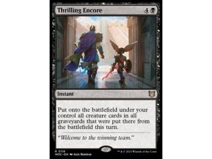 Thrilling Encore