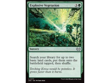 Explosive Vegetation