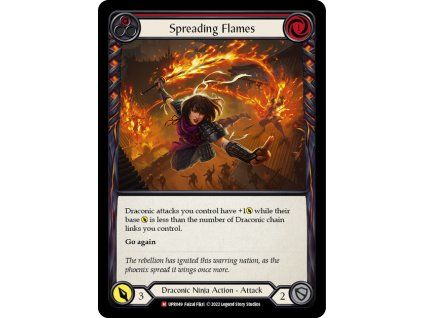 Spreading Flames (Rainbow Foil)