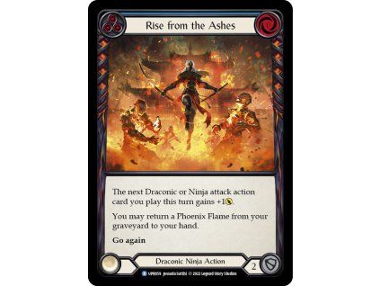 Rise from the Ashes (Blue) (Rainbow Foil)