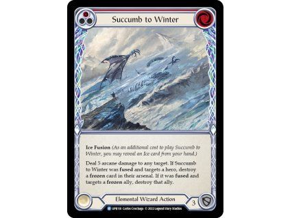 Succumb to Winter (Red) (Regular)