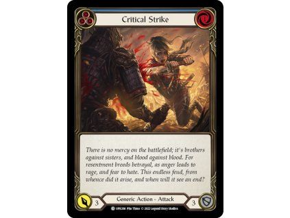 Critical Strike (Blue) (Rainbow Foil)