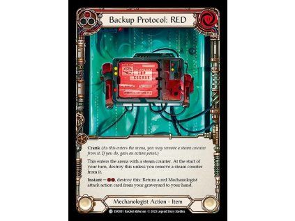 Backup Protocol: RED (Regular)