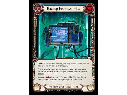 Backup Protocol: BLU (Regular)