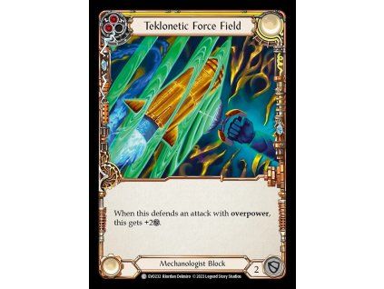 Teklonetic Force Field (Yellow) (Rainbow Foil)