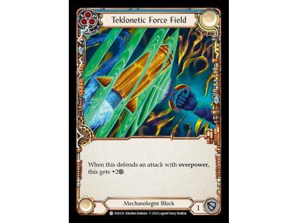 Teklonetic Force Field (Blue) (Rainbow Foil)
