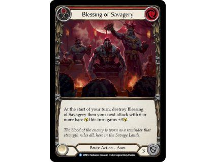 Blessing of Savagery (Red) (Regular)