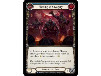 Blessing of Savagery (Blue) (Regular)