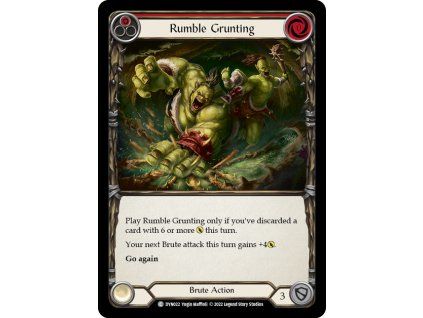 Rumble Grunting (Red) (Rainbow Foil)