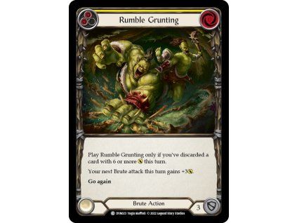 Rumble Grunting (Yellow) (Regular)