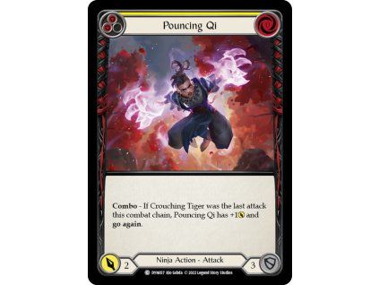 Pouncing Qi (Yellow) (Rainbow Foil)