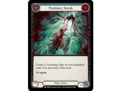 Predatory Streak (Blue) (Rainbow Foil)