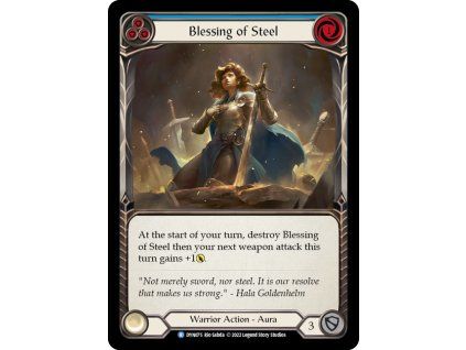 Blessing of Steel (Blue) (Regular)