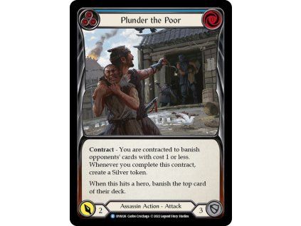 Plunder the Poor (Blue) (Regular)