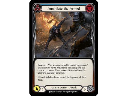 Annihilate the Armed (Blue) (Regular)