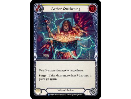 Aether Quickening (Yellow) (Rainbow Foil)
